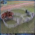 Oval Rails Cattle Livestock Stockyard Fence Panels